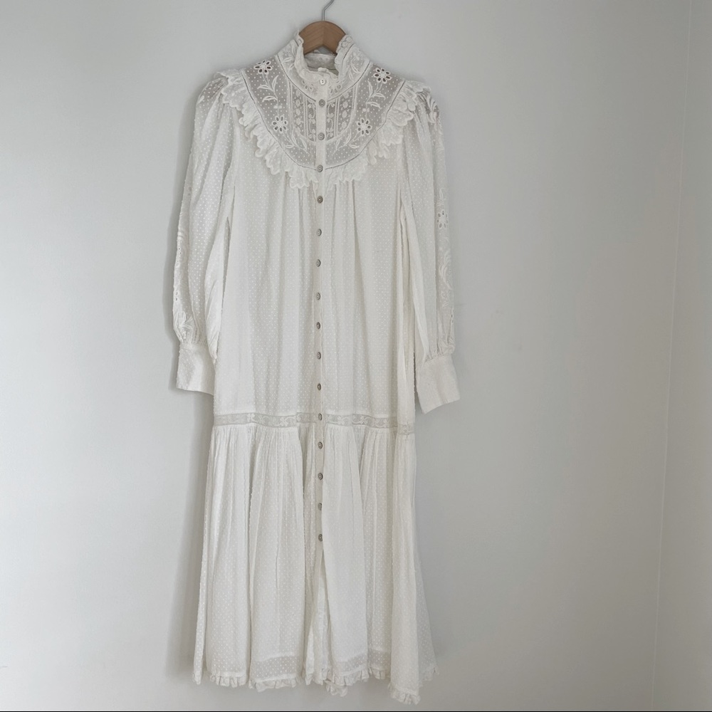 White LoveShackFancy dress